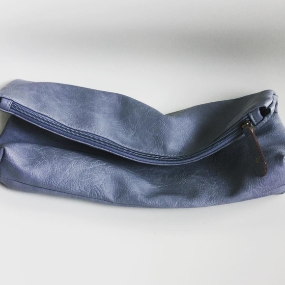 Free People Handbags - Free People fold over vegan leather clutch